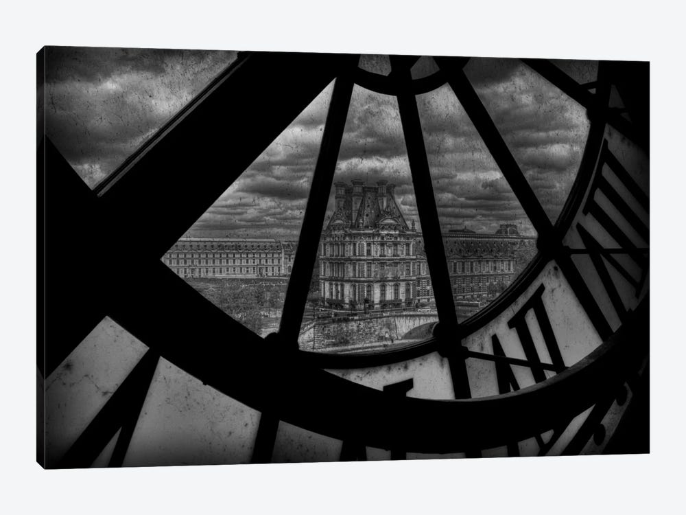 Behind The Clock by Christian Marcel 1-piece Art Print