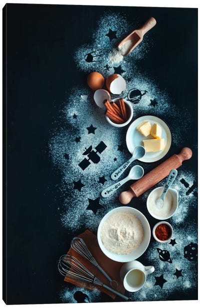 Baking For Stargazers Canvas Art Print - Love Through Food