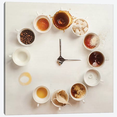 It's Always Coffee Time Canvas Print #OXM2573} by Dina Belenko Canvas Art