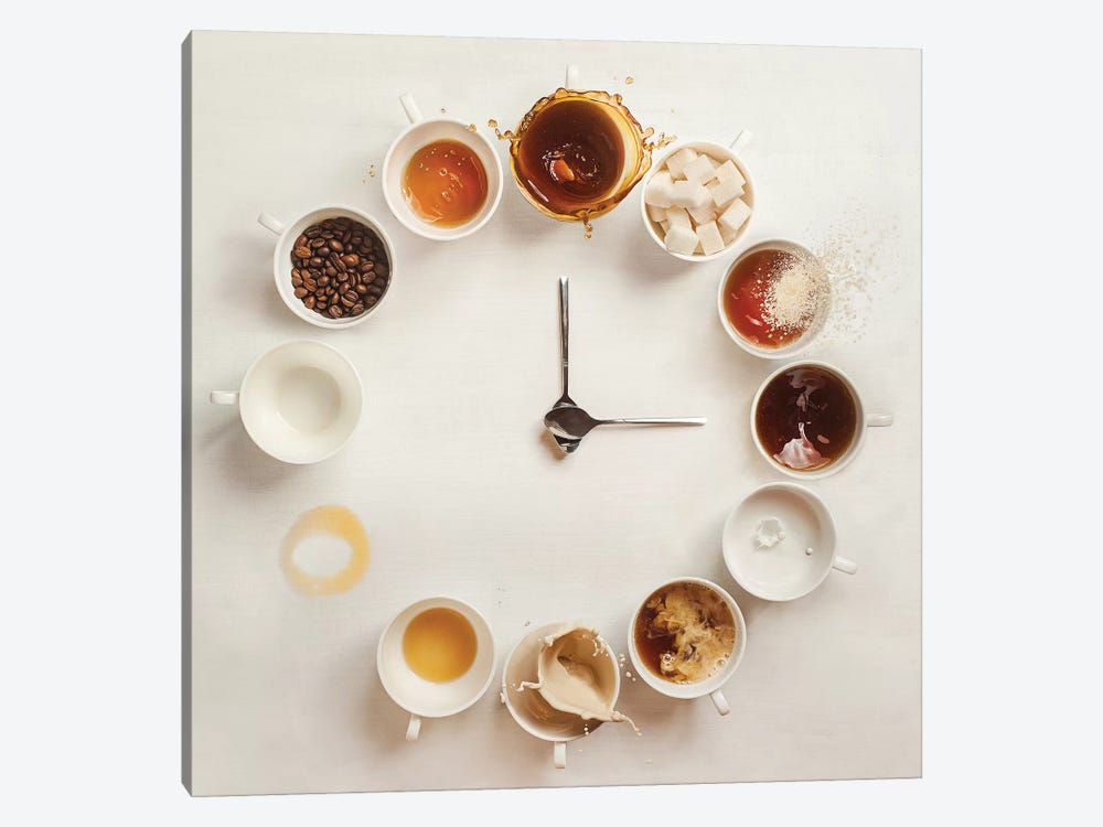 It's Always Coffee Time by Dina Belenko 1-piece Canvas Art Print
