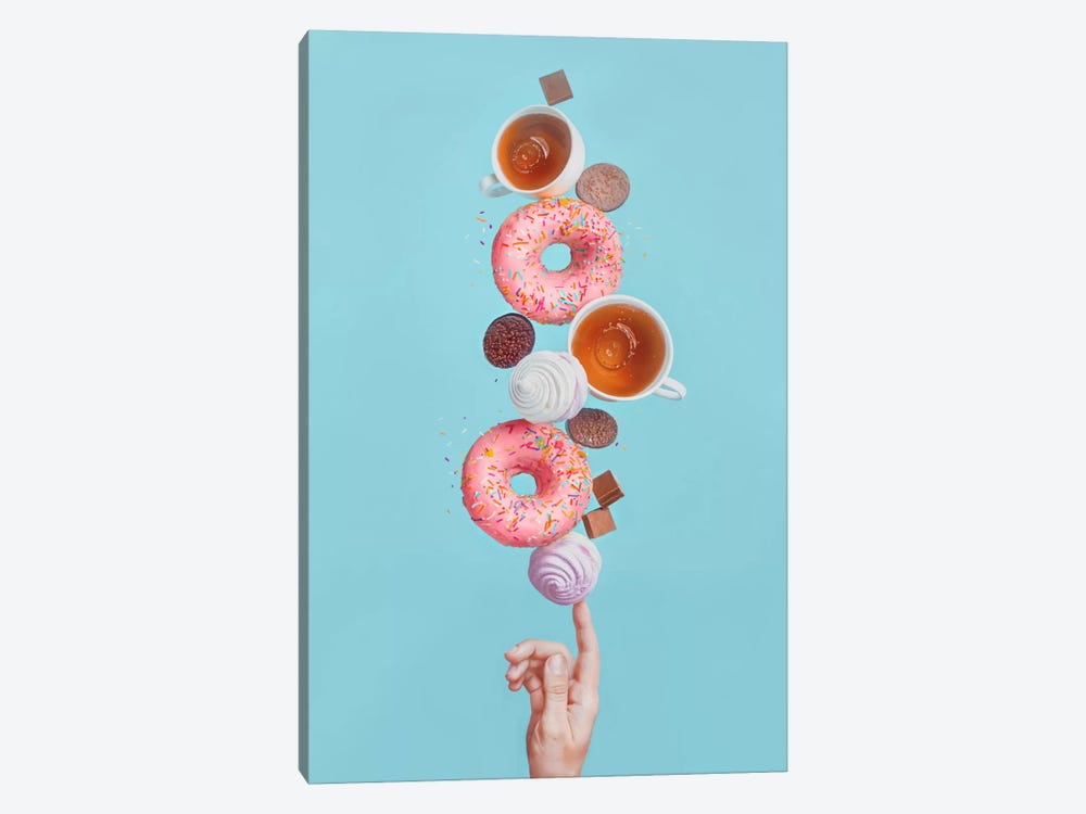 Weekend Donuts by Dina Belenko 1-piece Canvas Wall Art