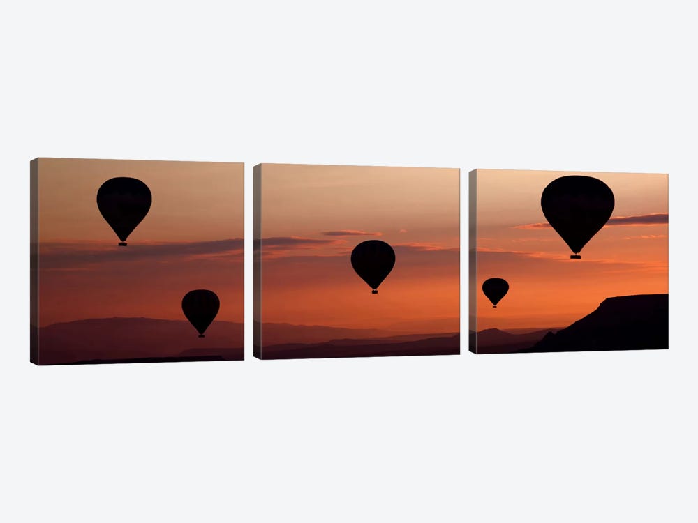 Balloons by Engin Karci 3-piece Canvas Art Print