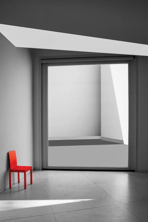 The Red Chair by Inge Schuster wall art