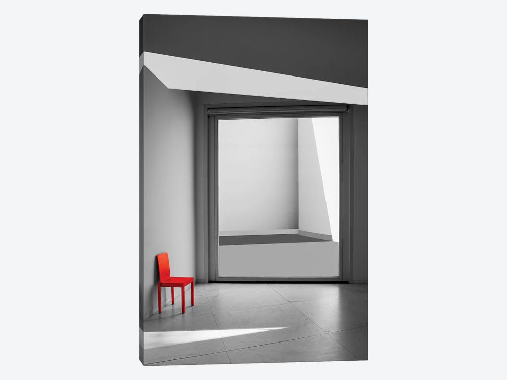 The Red Chair by Inge Schuster 1-piece Canvas Art Print
