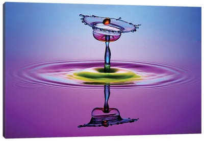 Chalice Colors Full Canvas Art Print - Water Close-Up Art