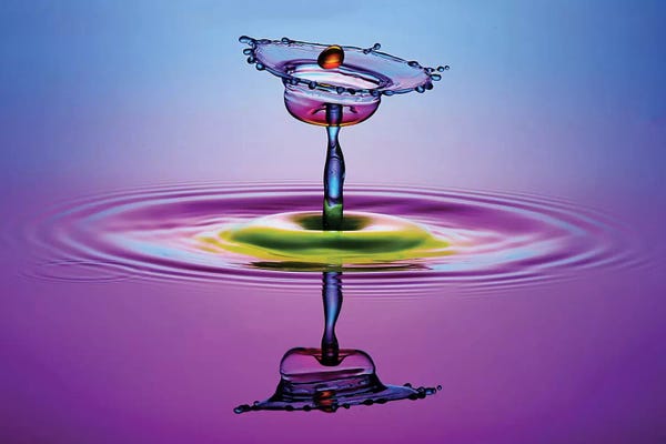 Water Close-Ups: Chalice Colors Full by Muhammad Berkati