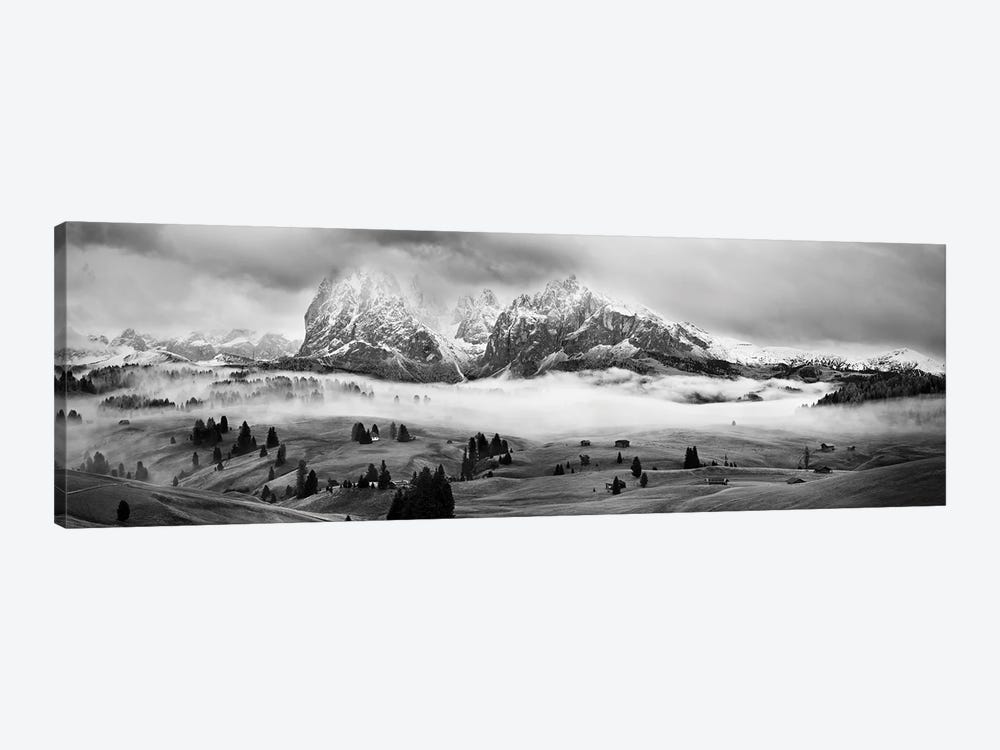 Foggy Dolomites by Marian Kuric 1-piece Canvas Print