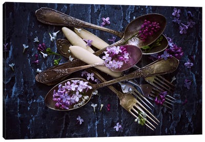 Spoons & Flowers Canvas Art Print