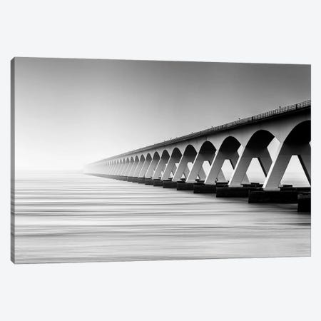 The Endless Bridge Canvas Print #OXM289} by Wim Denijs Canvas Art