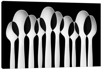 Spoons Abstract: Forest Canvas Art Print