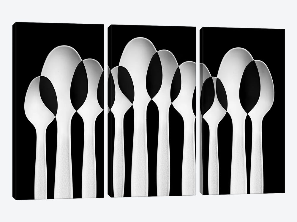 Spoons Abstract: Forest 3-piece Canvas Art