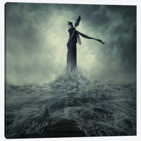 Queen Of The Darkness Canvas Print #OXM293} by hardibudi Canvas Art Print