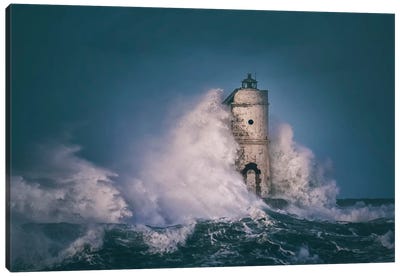 The Lighthouse Mangiabarche Canvas Art Print - 1x Scenic Photography