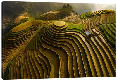 Mu Cang Chai, Vietnam II Canvas Art Print - Abstracts in Nature