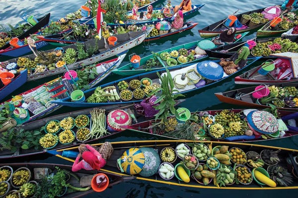 Indonesia: Banjarmasin Floating Market by Fauzan Maududdin