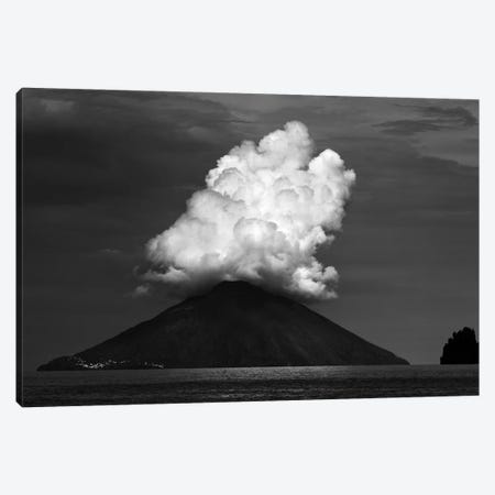 Stromboli Eruption Canvas Print #OXM3023} by Hans-Wolfgang Hawerkamp Art Print