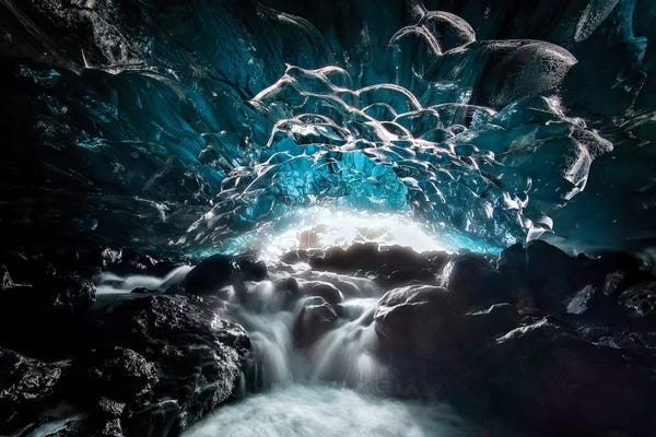 Glaciers & Icebergs: Ice Cave by Hua Zhu