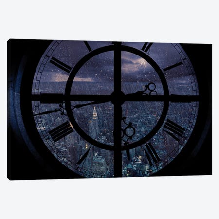 Gotham Viewed From Above Canvas Print #OXM3051} by Jackson Carvalho Canvas Artwork