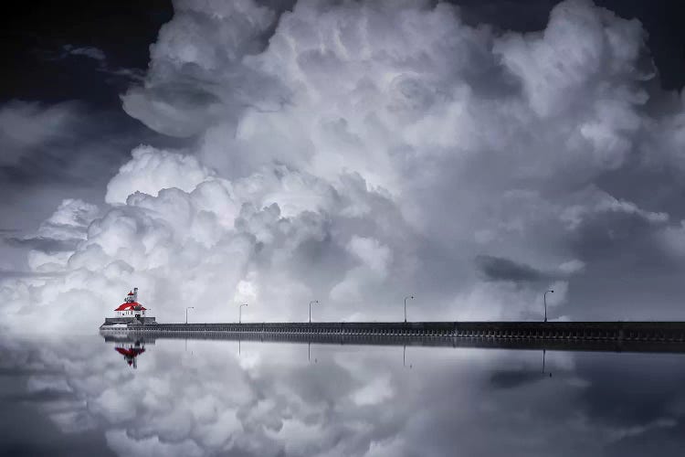 Cloud Desending by Like He wall art