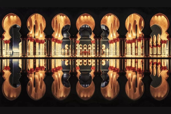Masonry: Reflections In The Mosque by Massimo Cuomo
