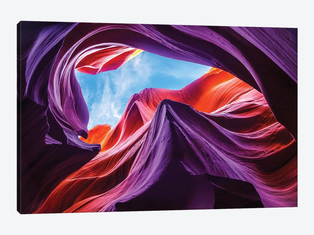 Magical Lower Antelope Canyon by Nanouk El Gamal 1-piece Canvas Artwork