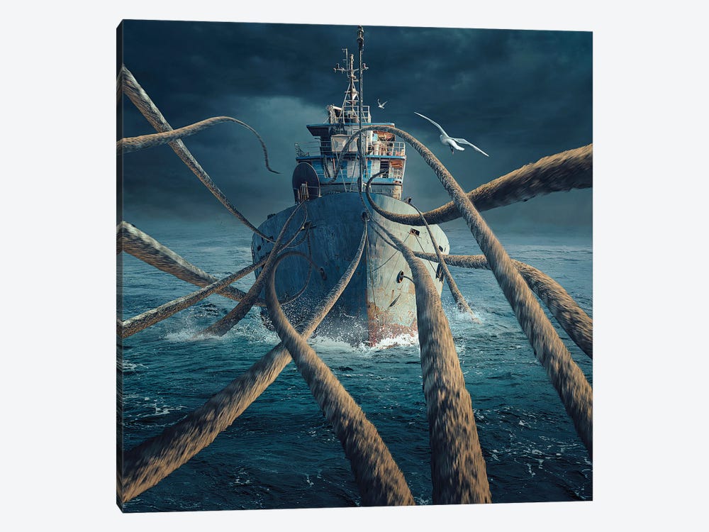 Caught The Ship 1-piece Canvas Art