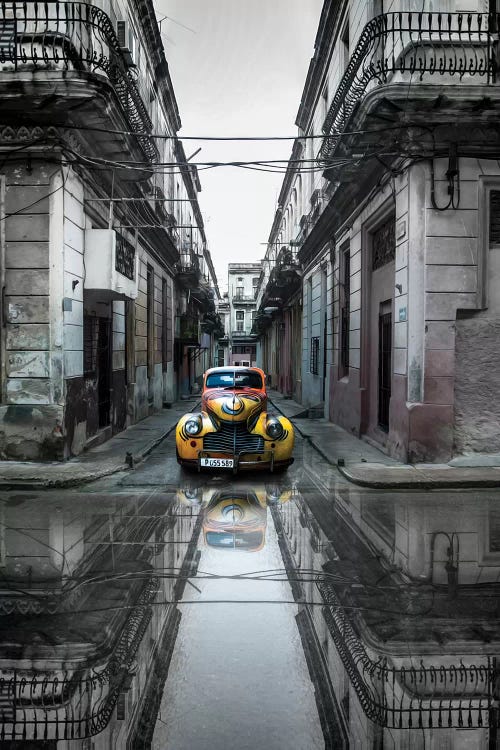 Classic Old Car In Havana, Cuba