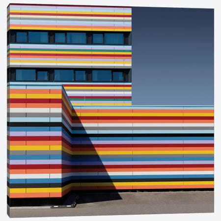 Coloured Corner Canvas Print #OXM321} by Markus Kuhne Art Print