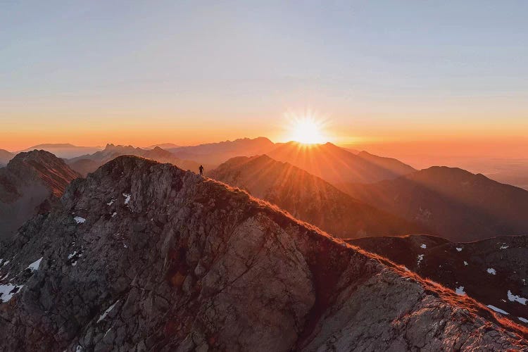 Running On The Ridge by Ales Krivec wall art