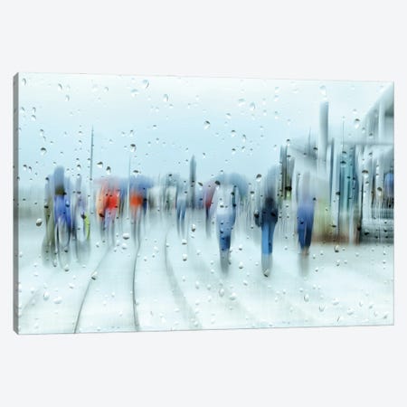 It`s Raining Canvas Print #OXM3299} by Anette Ohlendorf Canvas Wall Art