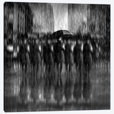 Girls In The Rain Canvas Print #OXM3313} by Antonyus Bunjamin Canvas Art Print