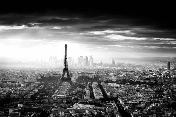 Black & White Scenic Art: Paris by Jaco Marx