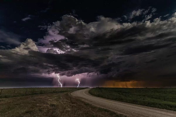 Lightning: Prairie Lightning by Christian Skilbeck