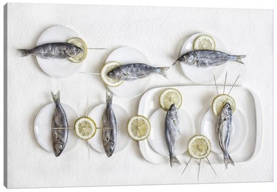 Still Life With Fish Canvas Art Print