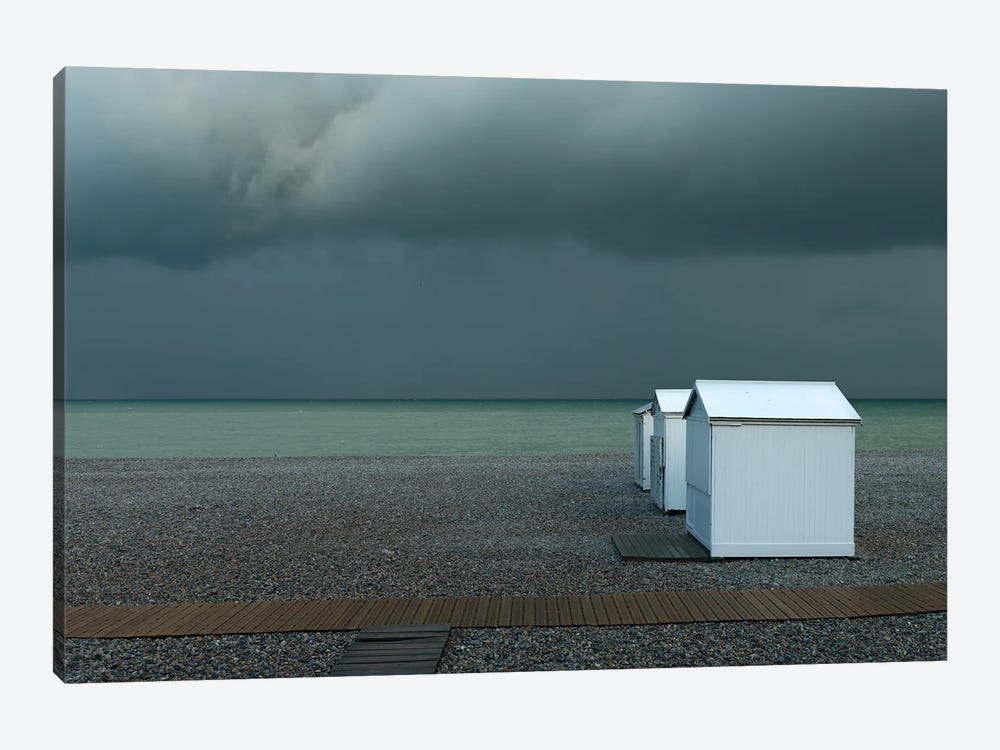 Beach Houses by Elisabeth Wehrmann 1-piece Canvas Print