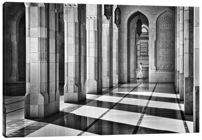 Shadows In The Mosque Canvas Art Print