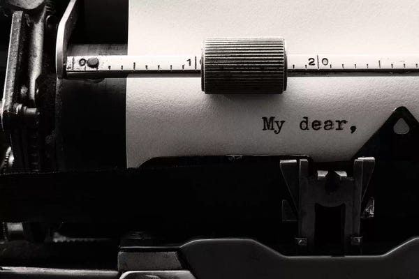 Typewriters: My Dear by Luiz Laercio