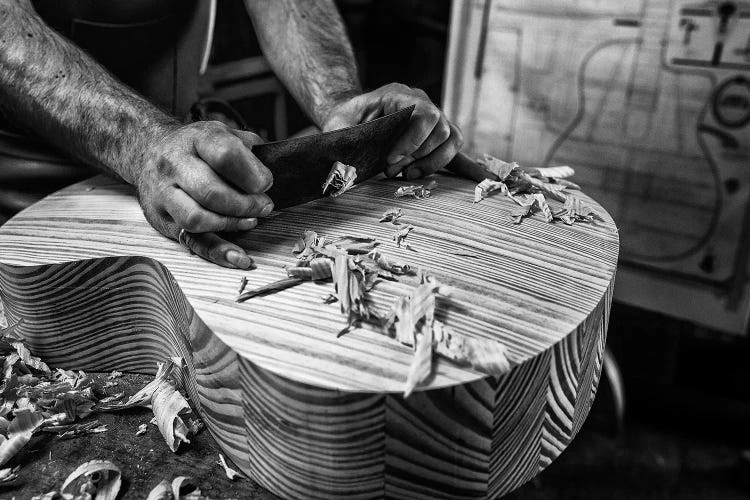 Le Luthier by Manu Allicot wall art