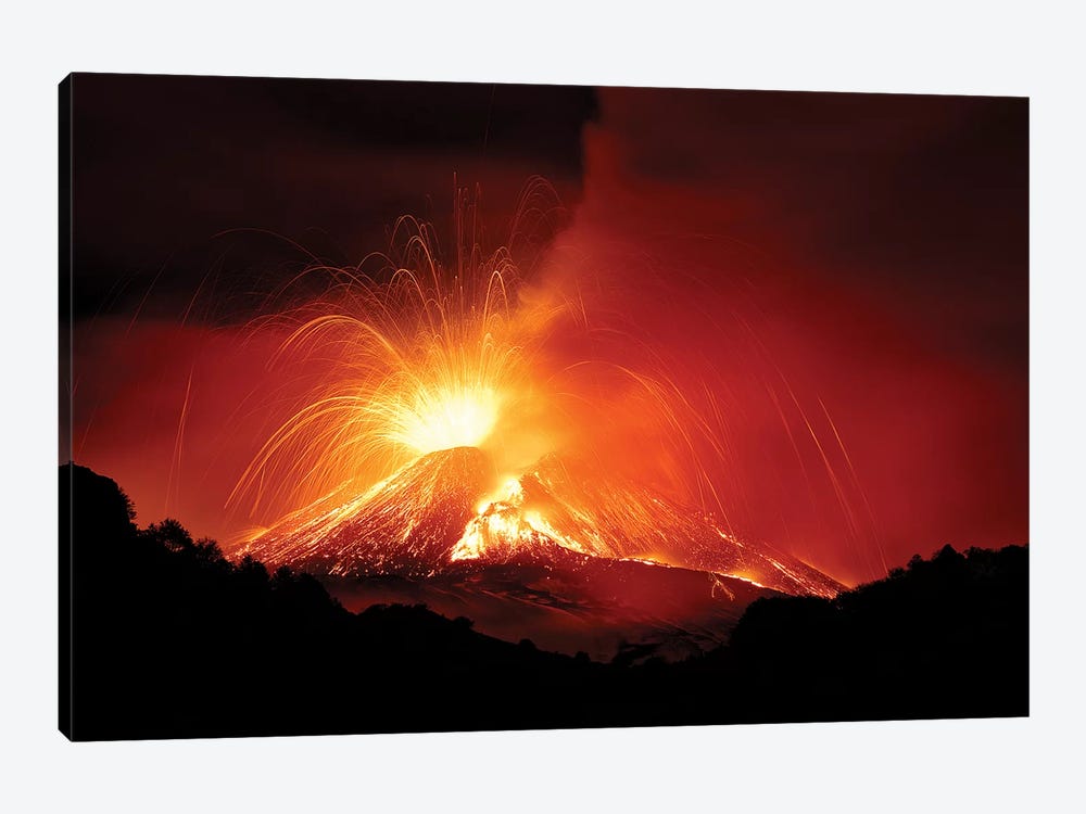 Monte Etna by Nicolo Parasole 1-piece Canvas Art