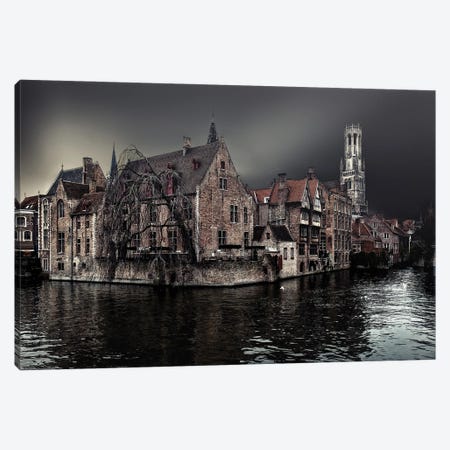 The Darkness Of Winter Cold Canvas Print #OXM3946} by Piet Flour Art Print