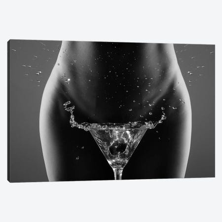 There's Your Drink, Sir... Canvas Print #OXM3983} by Roland Helerand Canvas Wall Art