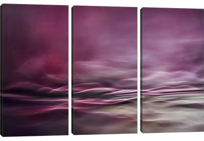 Water Colours Canvas Art Print - 3-Piece Abstract Art