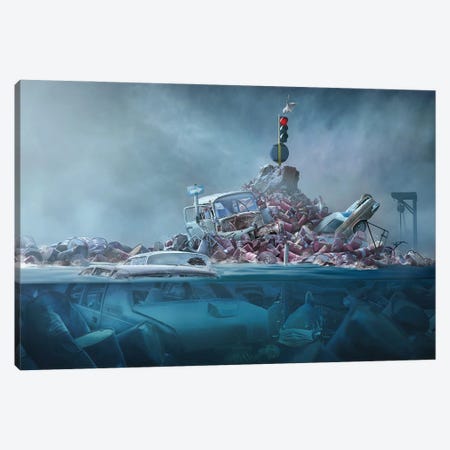 Destruction Of The Environment Canvas Print #OXM4150} by Sulaiman Almawash Canvas Artwork