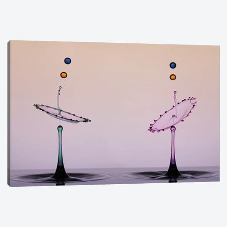 Two Color Water Drop Canvas Print #OXM4259} by Edy Pamungkas Canvas Art Print