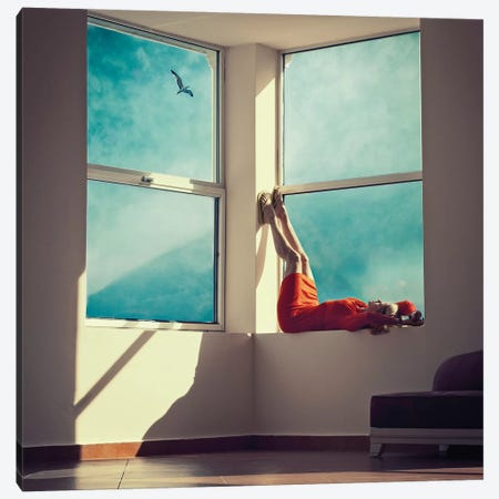 Room With A View Canvas Print #OXM4297} by Ambra Canvas Wall Art