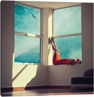 Room With A View Canvas Art Print - Virtual Escapism