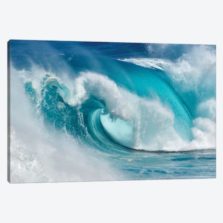 When The Ocean Turns Into Blue Fire Canvas Print #OXM4312} by Daniel Montero Canvas Wall Art