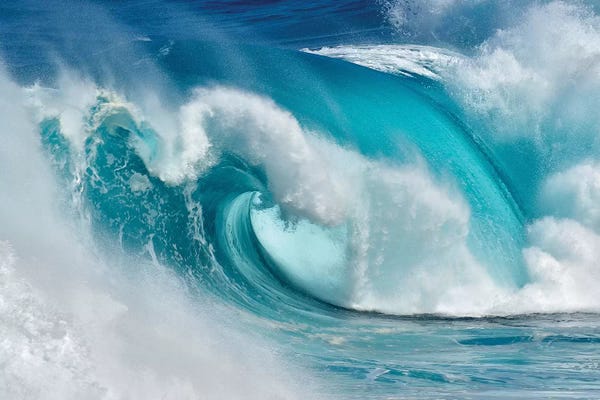 Waves: When The Ocean Turns Into Blue Fire by Daniel Montero