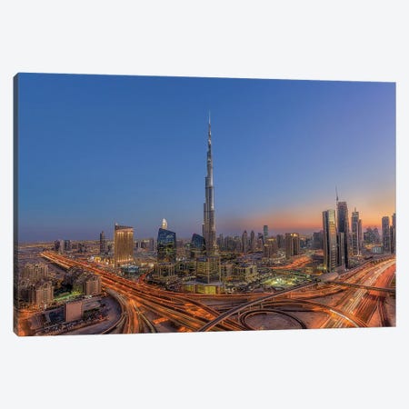 The Amazing Burj Khalifah Canvas Print #OXM4393} by Mohammad Rustam Canvas Art