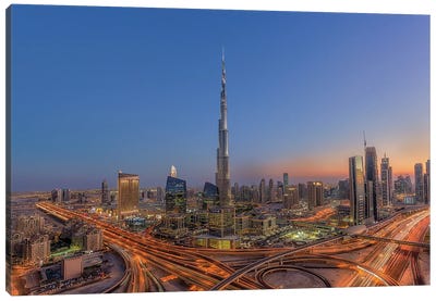 The Amazing Burj Khalifah Canvas Art Print - United Arab Emirates Art
